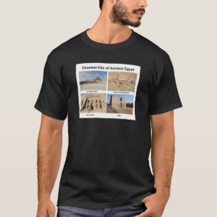 T-shirt Les plus grands succès de l'Egypte ancienne sombre