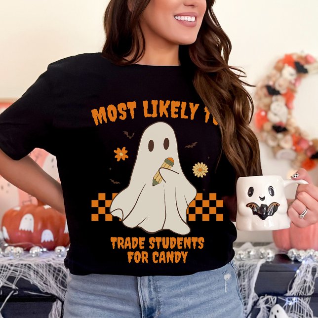 T-shirt Les Plus Probables De Rapprocher Halloween Enseign (Créateur téléchargé)