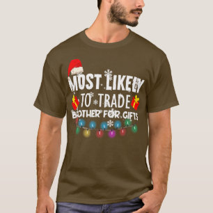 T-shirt Les Plus Susceptibles D'Échanger Fraternité Pour L