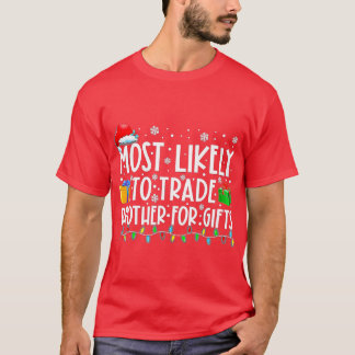 T-shirt Les Plus Susceptibles D'Échanger Fraternité Pour L