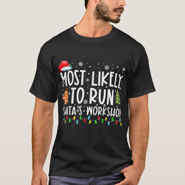 T-shirt Les Plus Susceptibles D'Exécuter La Famille D'Atel (Devant)