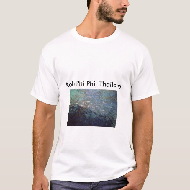 T-shirt Les poissons du phi de phi de KOH, Thaïlande (Devant)