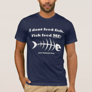 T-shirt Les poissons m'alimentent !  - baie de Bristol