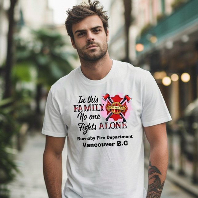 T-shirt Les pompiers s'unissent en esprit (Créateur téléchargé)