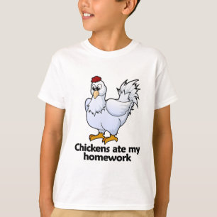 T-shirt Les poulets ont mangé mon travail