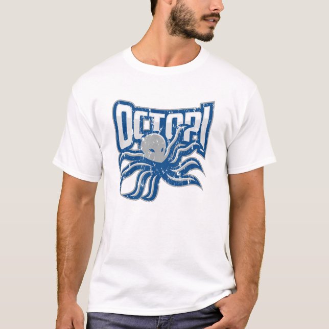 T-shirt Les poulpes des hommes ont affligé T (Devant)