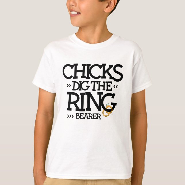 T-shirt les poussins creusent le cadeau de la chemise au p (Devant)
