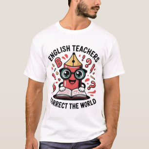 T-shirt Les professeurs d'anglais corrigent le professeur