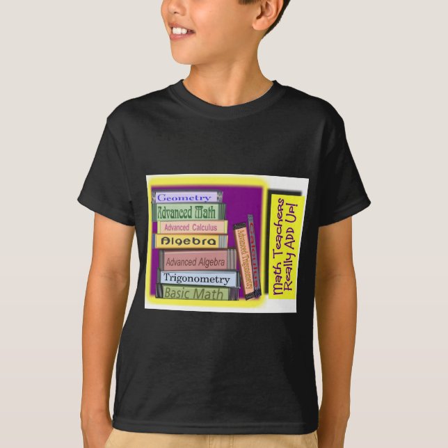 T-shirt Les professeurs de maths AJOUTENT vraiment (Devant)