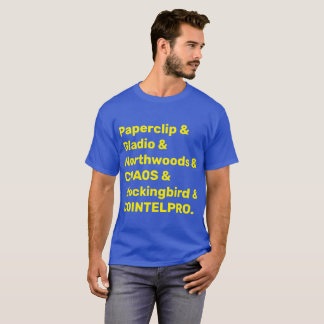 T-shirt Les programmes secrets de la CIA s'arrêtent