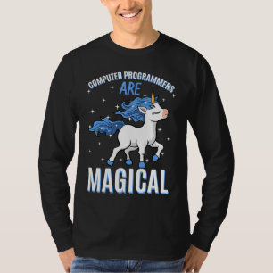 T-shirt Les programmeurs d'ordinateurs sont magiques Unico