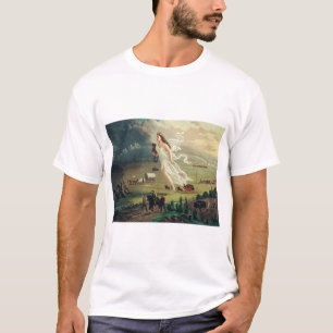 T-shirt Les progrès américains par John Gast