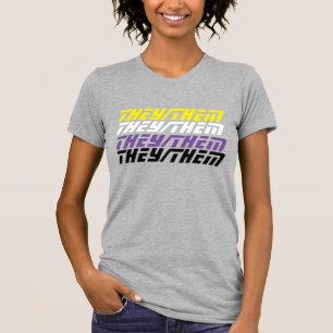 T-shirt Les Prononounounts non binaires