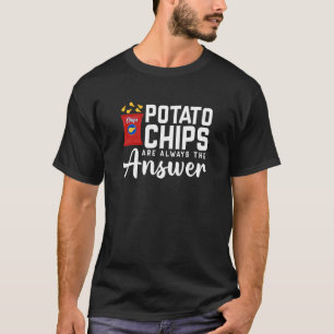 T-shirt Les Puces De Pomme De Terre Sont Toujours La Répon