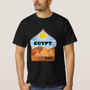 T-shirt Les pyramides antiques de l'égypte voyagent mervei