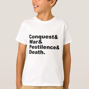 T-shirt Les quatre cavaliers - Conquête Pestilence de gue