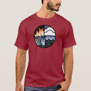 T-shirt les quatre éléments