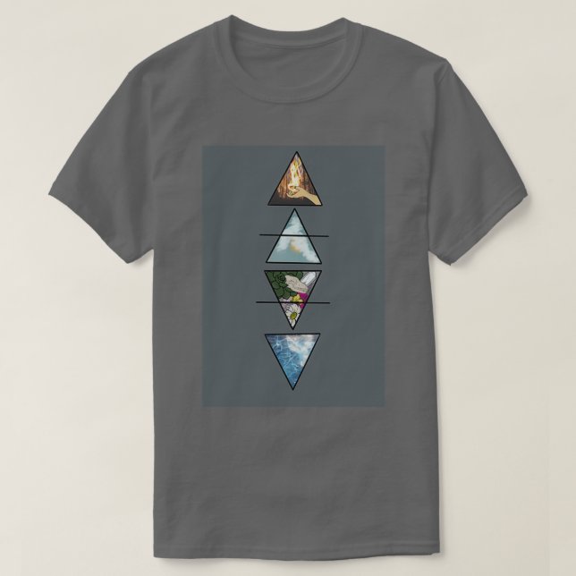 T-shirt Les quatre éléments 1 (Design devant)