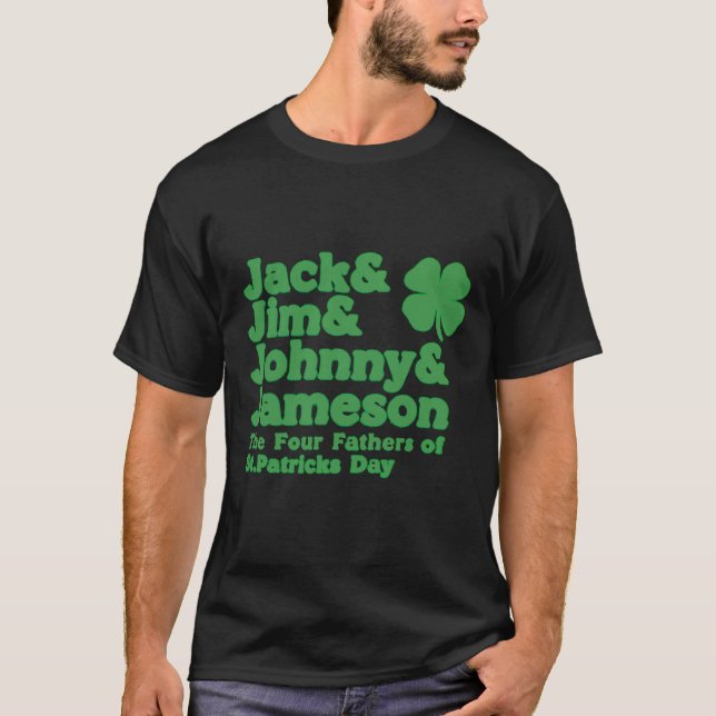 T-shirt Les Quatre Pères de Saint-Patricks (Devant)