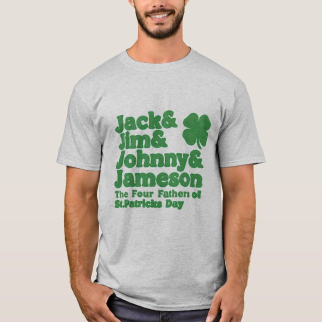 T-shirt Les Quatre Pères de Saint-Patricks (Devant)