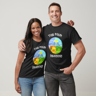 T-shirt Les Quatre Saisons Hiver; Été; Printemps; Automne