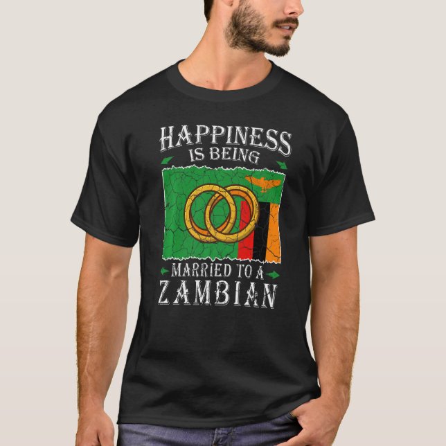 T-shirt Les racines du patrimoine zambien de la République (Devant)
