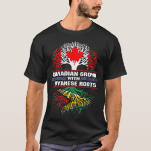 T-shirt Les racines guyanaises grandissent au Canada