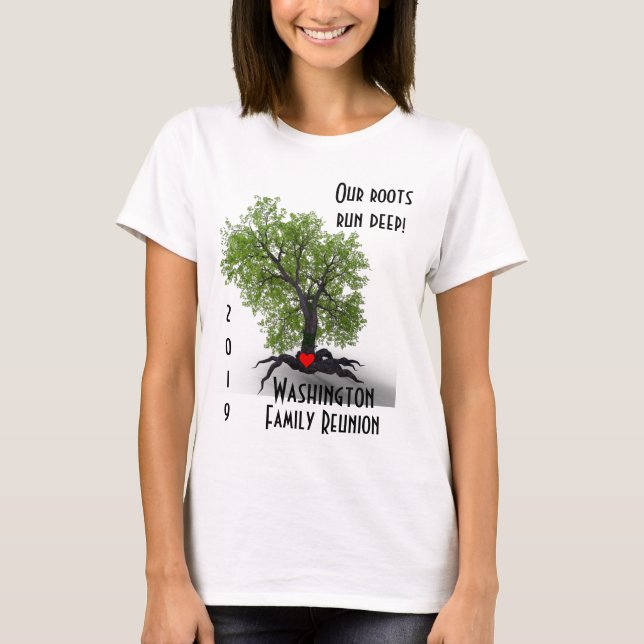 T-shirt Les racines sont profondes - personnalisable (Devant)