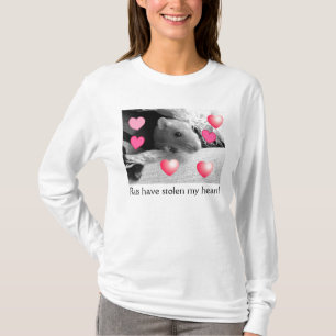 T-shirt Les rats ont volé mon coeur !