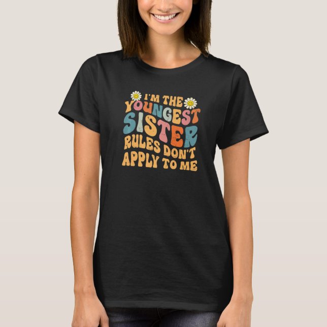 T-shirt Les règles de la plus jeune soeur ne s'appliquent  (Devant)