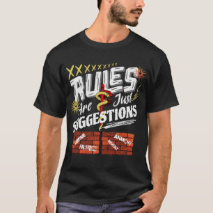 T-shirt Les Règles Ne Sont Que Des Suggestions
