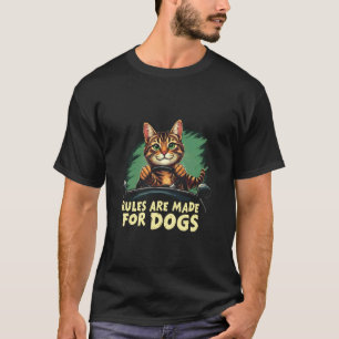 T-shirt Les règles sont pour les chiens Humour drôle d'ama