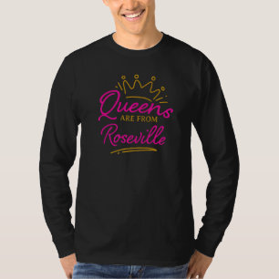 T-shirt Les Reines De Roseville Résident California Ca