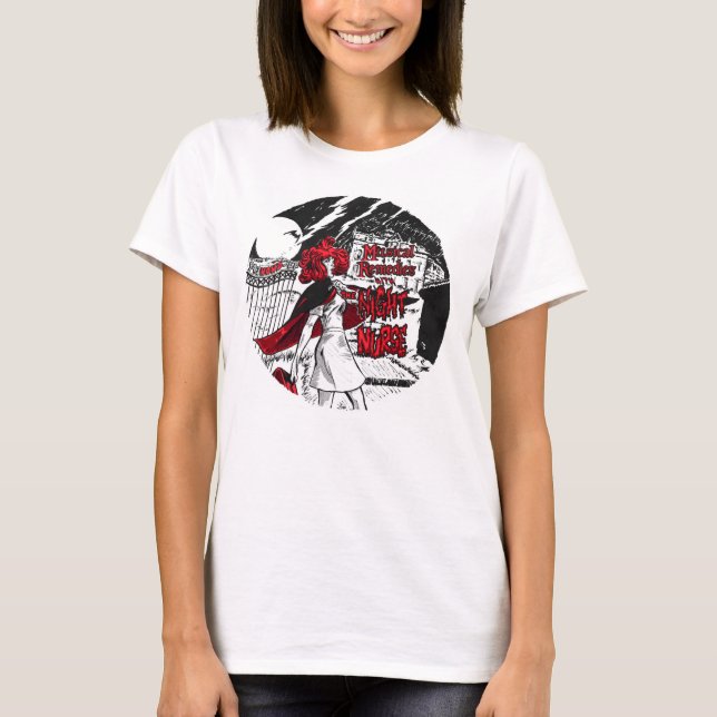 T-shirt Les remèdes musicaux aux infirmières de nuit (Devant)