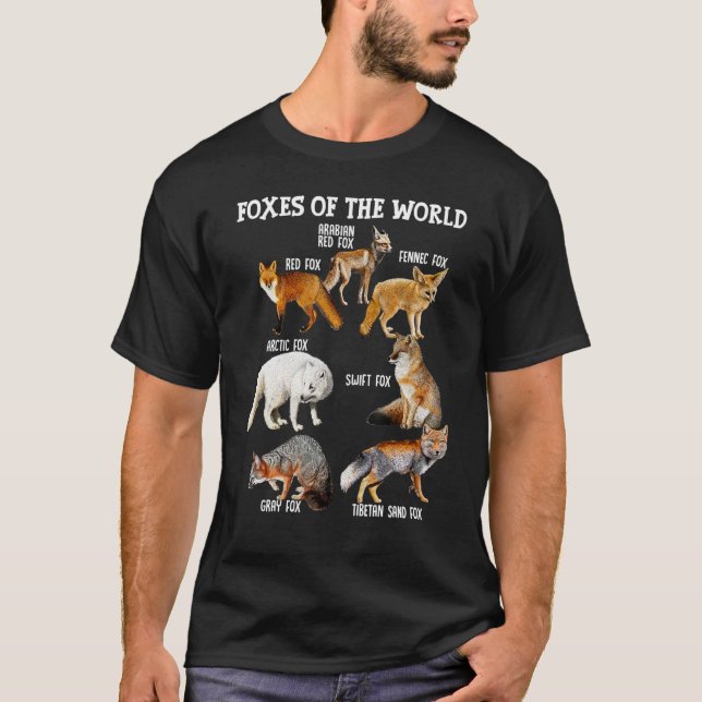 T-shirt Les Renards Du Monde La Fox Course Éducative Wild  (Devant)