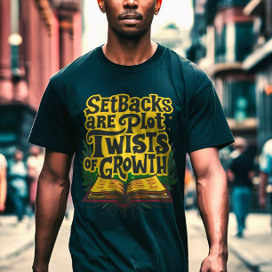 T-shirt Les revers sont des rebondissements de la motivati