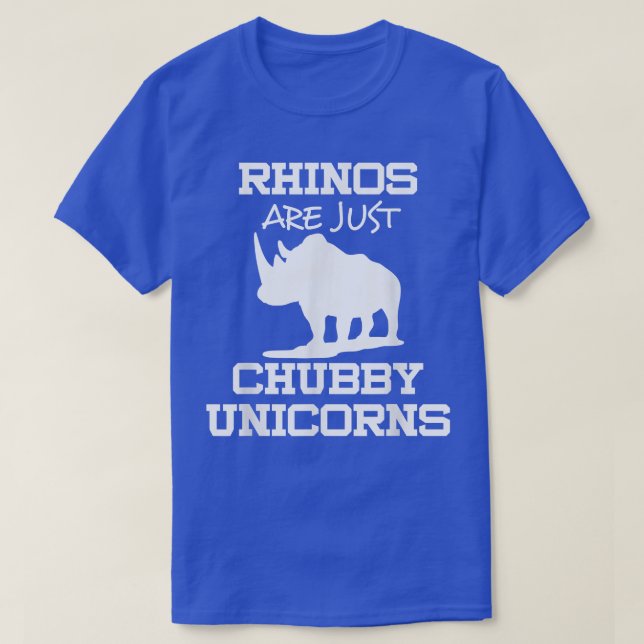 T-shirt Les Rhinos Ne Sont Que Des Unicornes (Design devant)