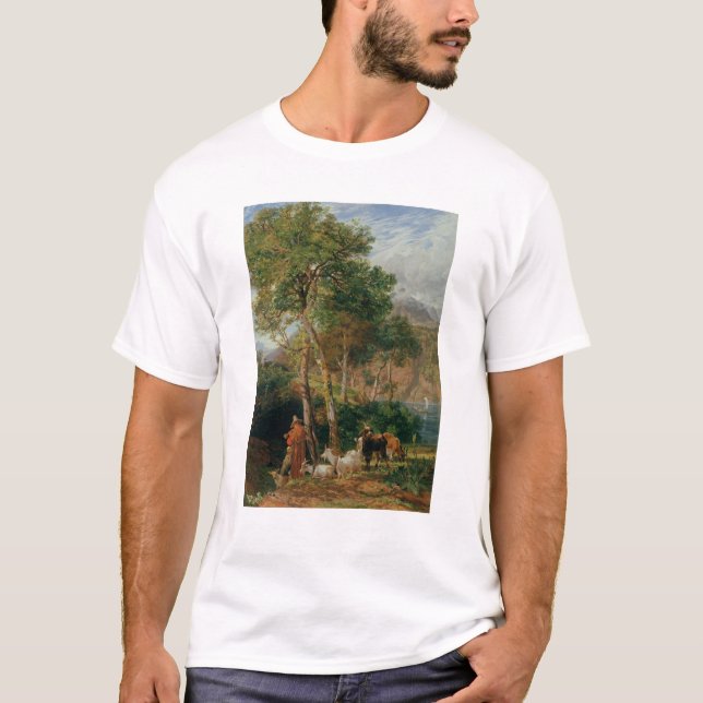 T-shirt Les rivages du lac Lecco (Devant)