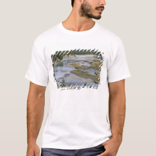 T-shirt Les rivières traversent une section de plaine de J