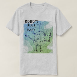 T-shirt Les robots gouvernent ! ©2020 Annabelle Echo