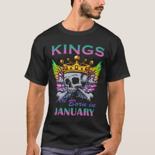 T-shirt Les rois naissent en janvier