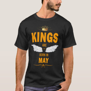 T-shirt Les rois naissent en mai