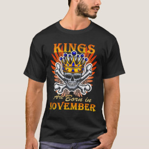 T-shirt Les rois naissent en novembre