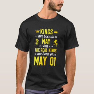 T-shirt Les Rois Sont Nés En Avril Les Véritables Rois Son