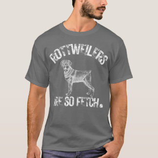T-shirt Les Rottweilers de compagnie sont si mignons ami d