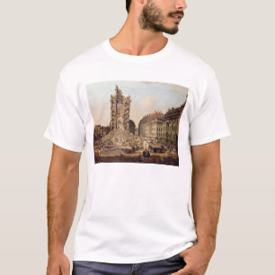 T-shirt Les ruines du vieux Kreuzkirche, Dresde