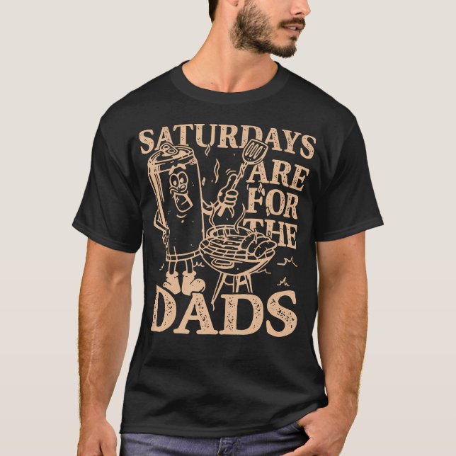 T-shirt Les samedis sont pour les papas (Devant)