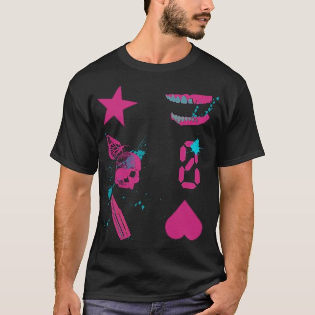 T-shirt Les sans fin vident (les couleurs de Starrpower) (Devant)