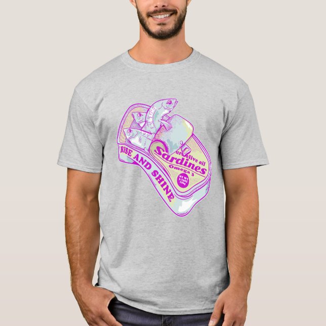T-SHIRT LES SARDAIRES DE SOMMEIL S'ÉLEVENT ET S'ÉLEVENT (Devant)