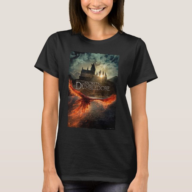 T-shirt Les secrets de l'affiche théâtrale de Dumbledore (Devant)